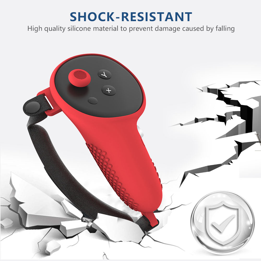 Hexi Grip Silicone Controller Covers for Meta Quest 3
