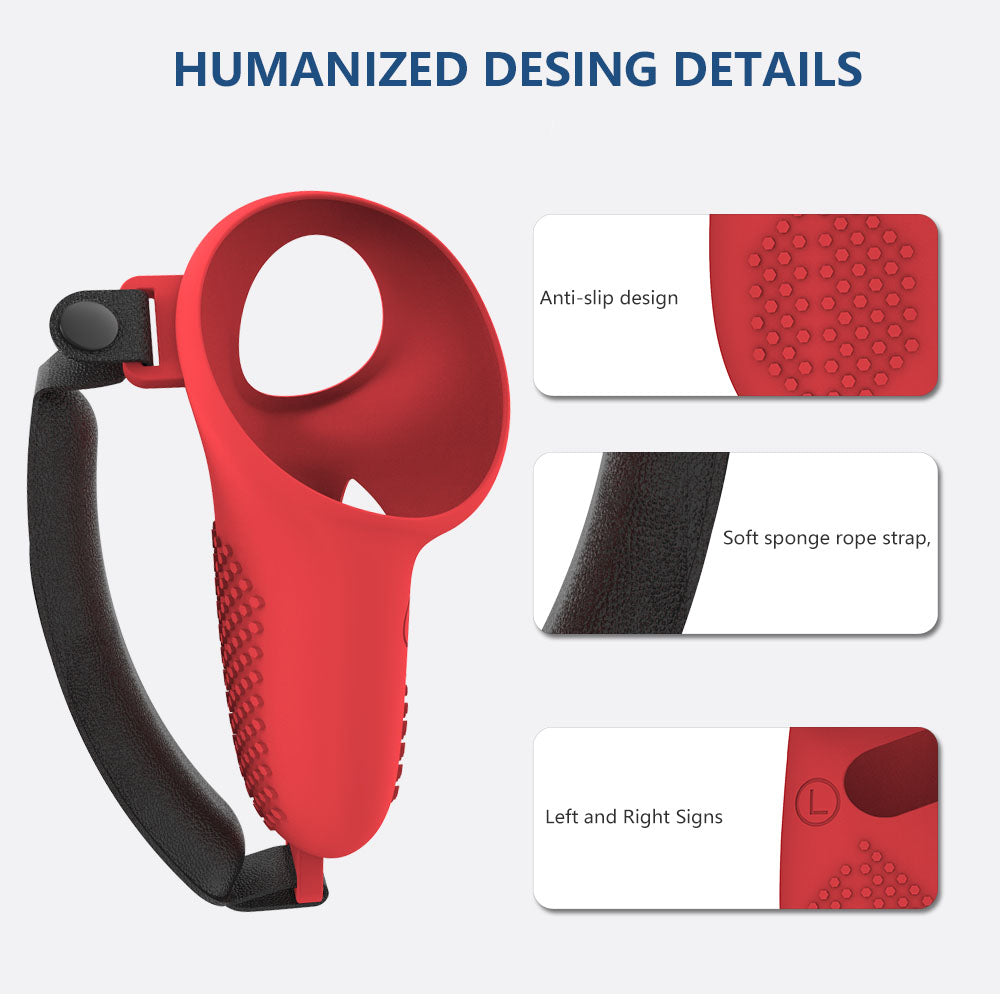 Hexi Grip Silicone Controller Covers for Meta Quest 3